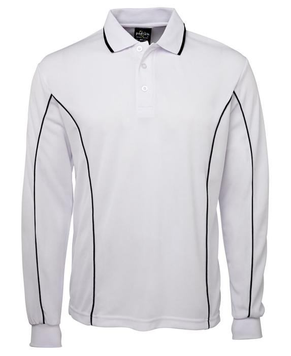 Piping Polo Long Sleeve - Uniforms and Workwear NZ - Ticketwearconz