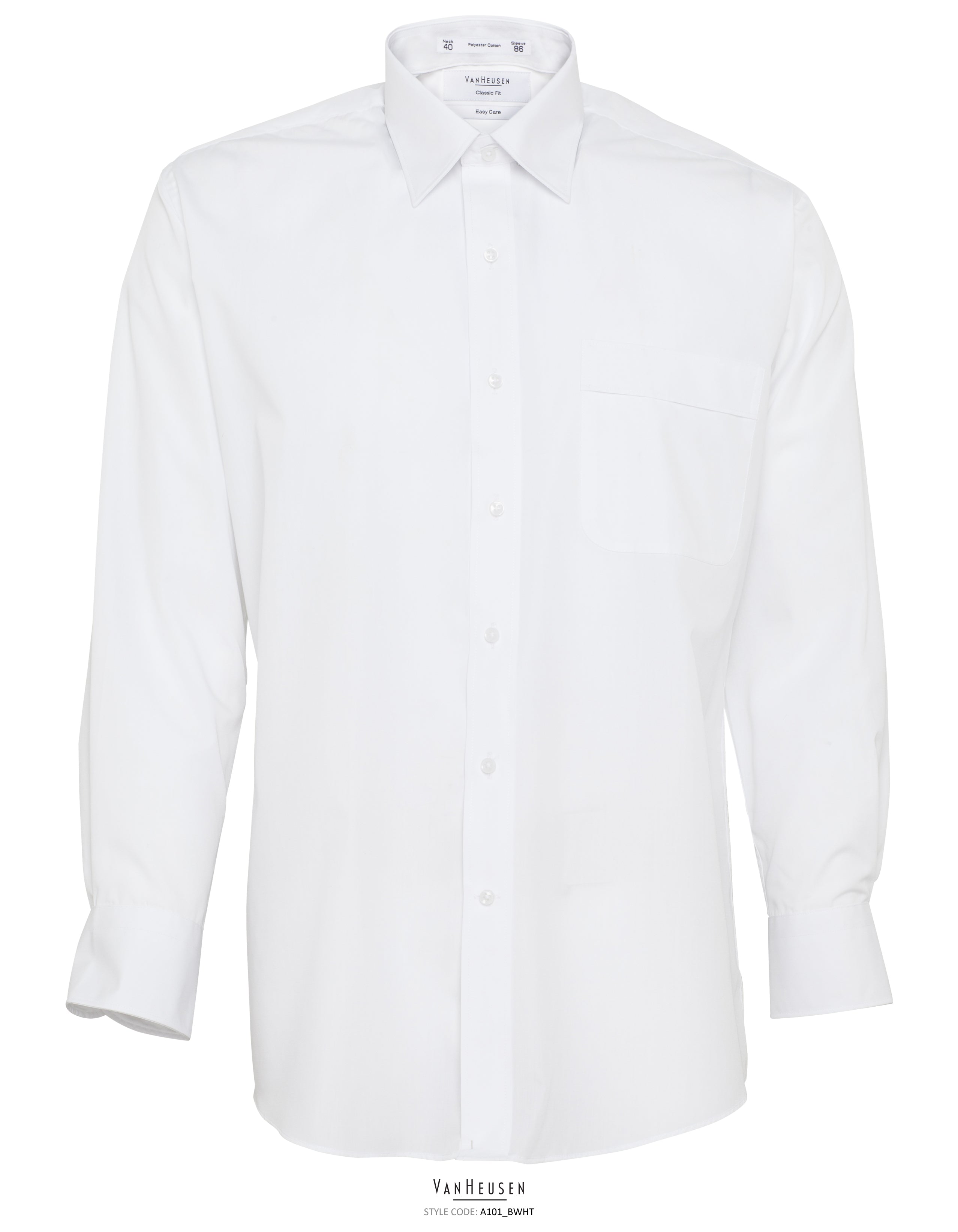 Mens Van Heusen Long Sleeve Shirt