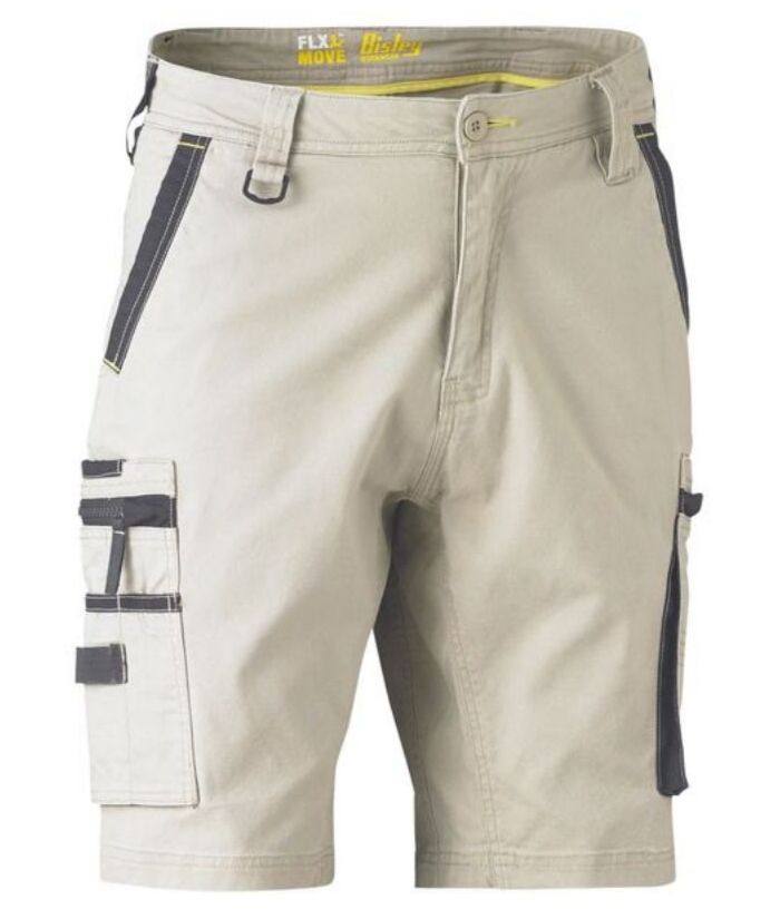 Flex & Move Stretch Utility Zip Cargo Short - Uniforms and Workwear NZ - Ticketwearconz