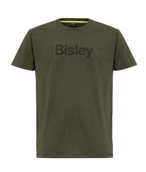 Bisley-cotton-tee-t-shirt-bkt064-marle-army-green-mens