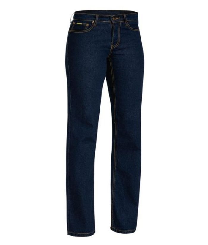 Bisley-womens-stretch-work-jean-BPL6712-blue-front