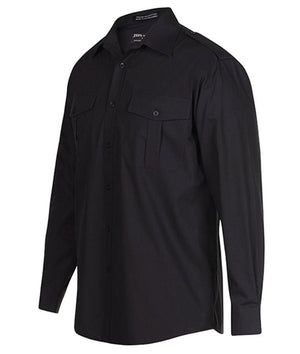 Epaulette Shirt Long Sleeve - Uniforms and Workwear NZ - Ticketwearconz