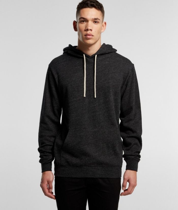 as-colour-pullover-fleck-hoodie-100%-cotton-black