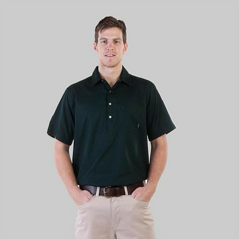 Paihia Mens Short Sleeve Cotton Shirt - Uniforms and Workwear NZ - Ticketwearconz