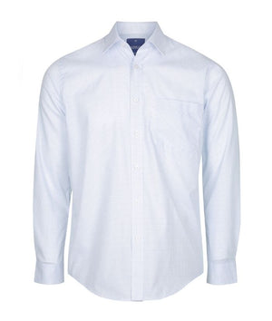 Bell Mini Check Long Sleeve Mens Shirt - Uniforms and Workwear NZ - Ticketwearconz