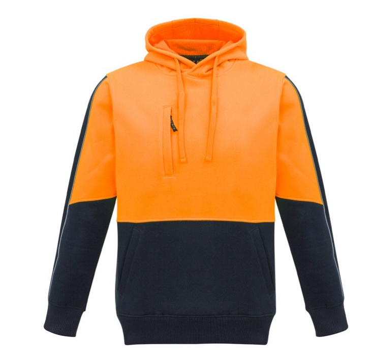 Unisex Hi Vis Pullover Hoodie - Uniforms and Workwear NZ - Ticketwearconz