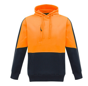 Unisex Hi Vis Pullover Hoodie - Uniforms and Workwear NZ - Ticketwearconz