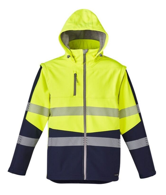 Unisex 2 in 1 Stretch Softshell Taped Jacket - Uniforms and Workwear NZ - Ticketwearconz