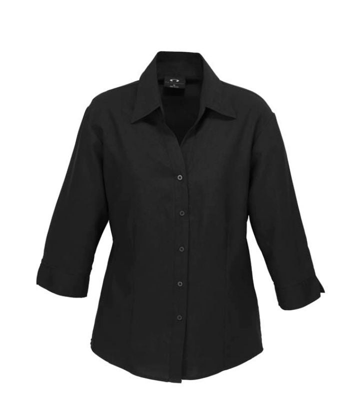 Ladies Plain Oasis 3/4 Sleeve Shirt - Uniforms and Workwear NZ - Ticketwearconz