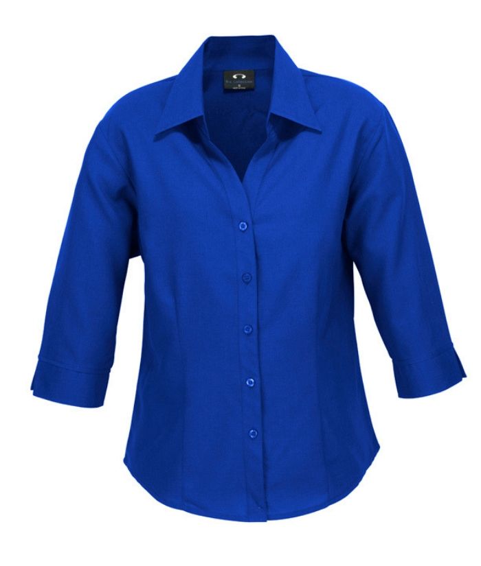 Ladies Plain Oasis 3/4 Sleeve Shirt - Uniforms and Workwear NZ - Ticketwearconz