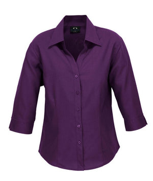 Ladies Plain Oasis 3/4 Sleeve Shirt - Uniforms and Workwear NZ - Ticketwearconz