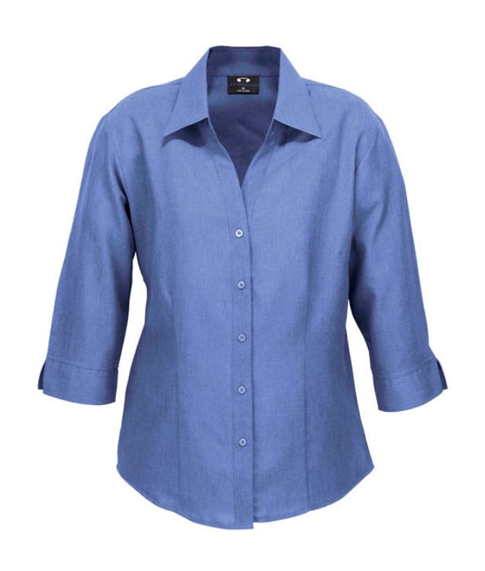 Ladies Plain Oasis 3/4 Sleeve Shirt - Uniforms and Workwear NZ - Ticketwearconz