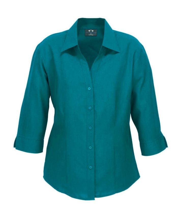 Ladies Plain Oasis 3/4 Sleeve Shirt - Uniforms and Workwear NZ - Ticketwearconz