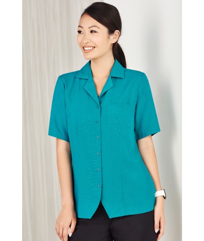 Ladies Plain Oasis 3/4 Sleeve Shirt - Uniforms and Workwear NZ - Ticketwearconz