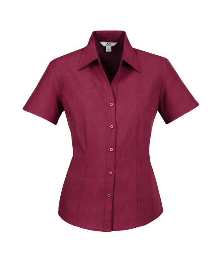 Ladies Plain Oasis Short Sleeve Shirt - Uniforms and Workwear NZ - Ticketwearconz