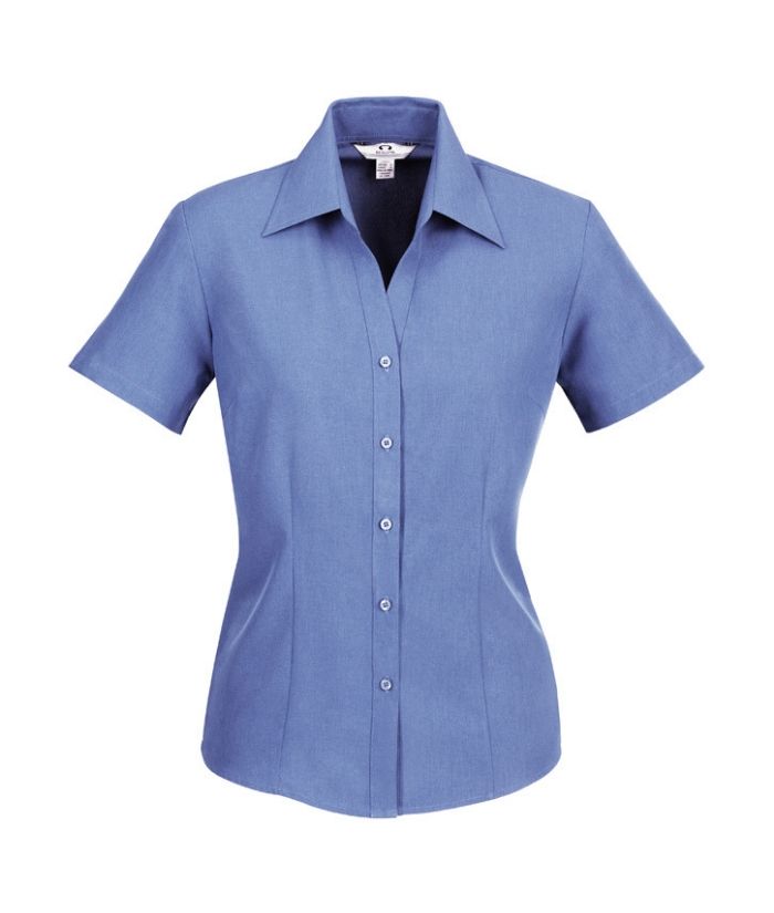 Ladies Plain Oasis Short Sleeve Shirt - Uniforms and Workwear NZ - Ticketwearconz