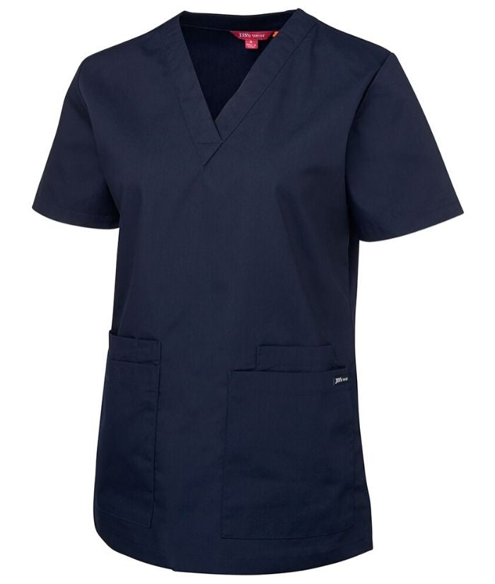 scrub-tops-nz-jb_s-ladies-scrub-top-4srt1-navy