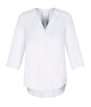 Lily Ladies Longline Blouse - Uniforms and Workwear NZ - Ticketwearconz