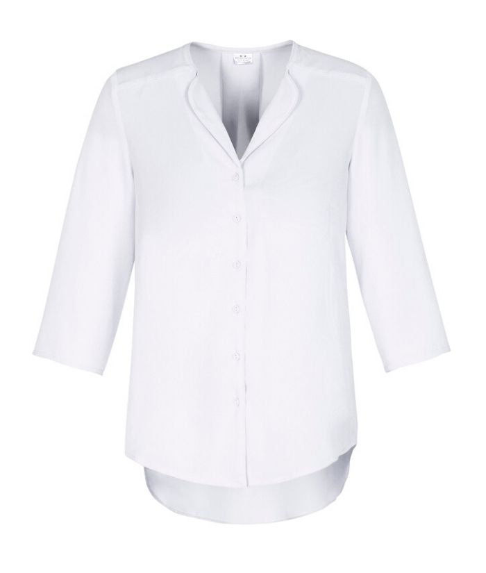 Lily Ladies Longline Blouse - Uniforms and Workwear NZ - Ticketwearconz