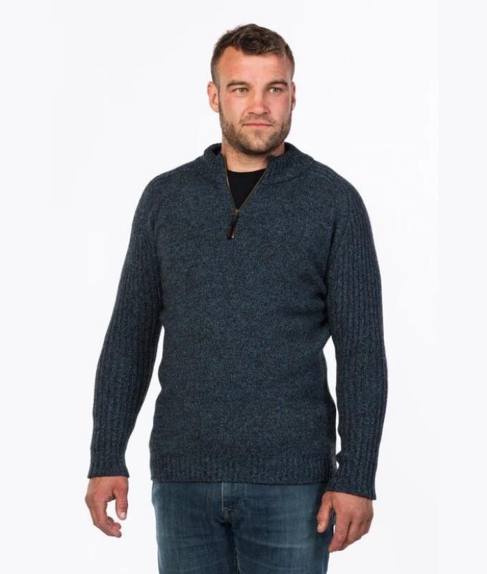 MS1433-mkm-original-mount-half-zip-possum-merino-wool-pullover-denim-blue-jean-