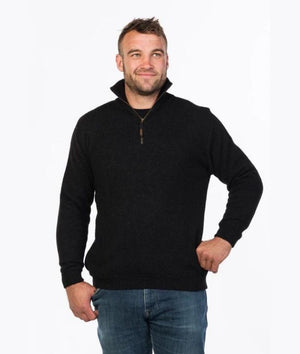 MS1724-mkm-originals-legend-eco-blend-half-zip-sweater-charcoal