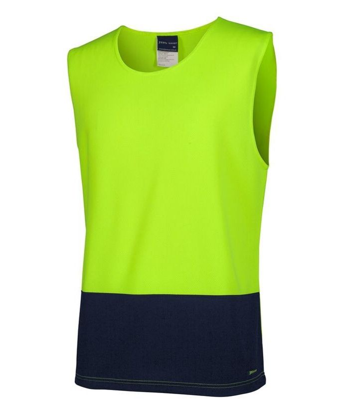 Hi Vis Muscle Top - Uniforms and Workwear NZ - Ticketwearconz