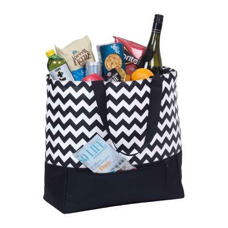 POOT-oasis-chevron-cooler-tote-bag-black-white-full-picnic-gift-client-staff