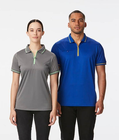 c-force-mens-dash-short-sleeve-polo-FP135-charcoal-royal-sports-team-corporate-uniforms