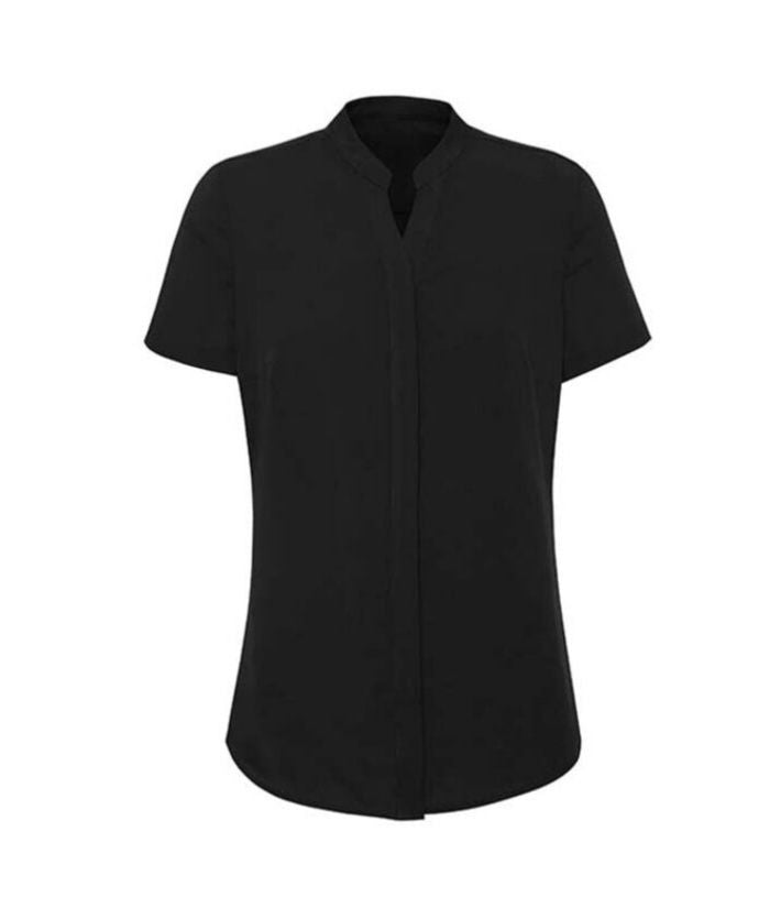 Womens Juliette Short Sleeve Blouse - Uniforms and Workwear NZ - Ticketwearconz