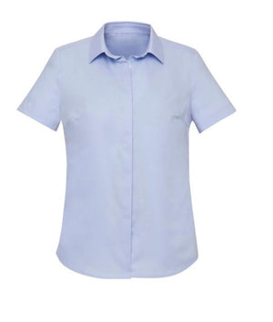 Womens Charlie S/S Chambray Shirt - Uniforms and Workwear NZ - Ticketwearconz