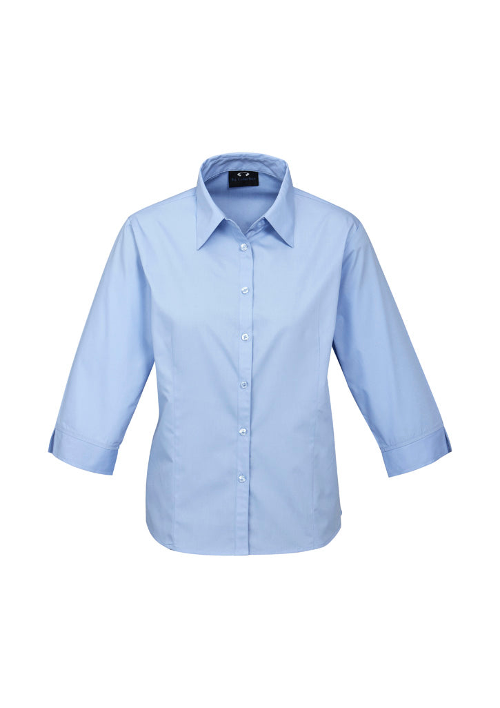 Ladies Base 3/4 Sleeve Shirt - Uniforms and Workwear NZ - Ticketwearconz