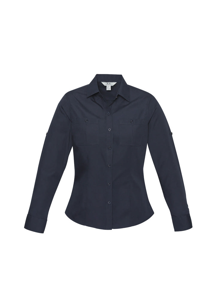 Bondi Ladies Long Sleeve Shirt - Uniforms and Workwear NZ - Ticketwearconz