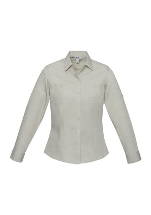 Bondi Ladies Long Sleeve Shirt - Uniforms and Workwear NZ - Ticketwearconz