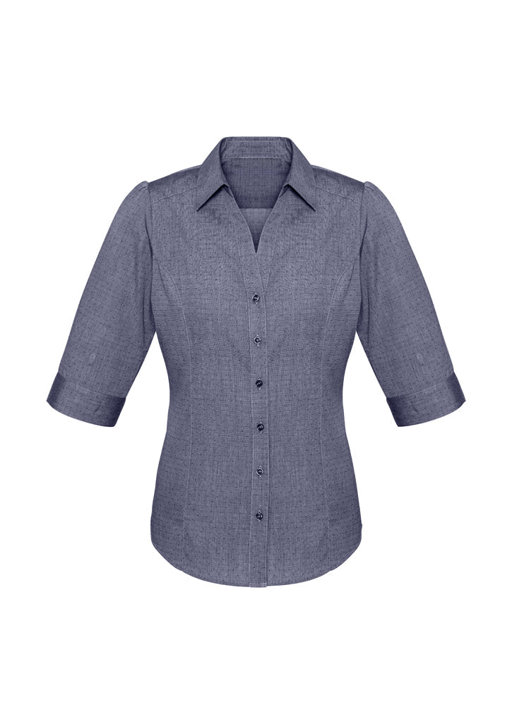 Ladies Trend 3/4 Sleeve Shirt - Uniforms and Workwear NZ - Ticketwearconz