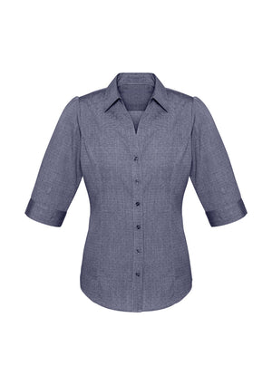 Ladies Trend 3/4 Sleeve Shirt - Uniforms and Workwear NZ - Ticketwearconz