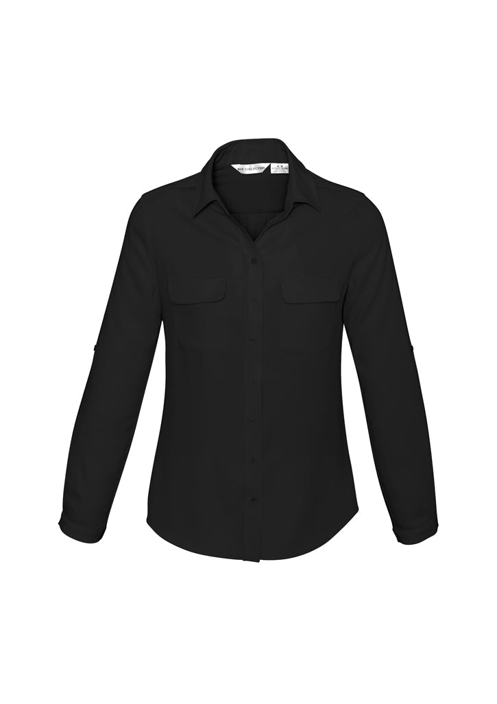 Ladies Madison Long Sleeve Shirt - Uniforms and Workwear NZ - Ticketwearconz