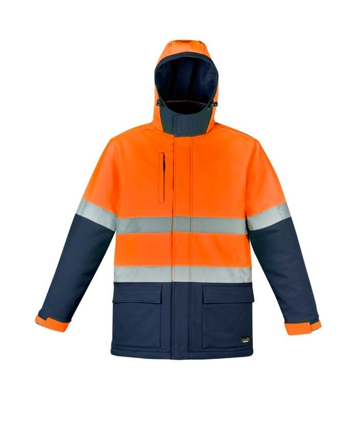 Unisex Hi Vis Antartic Softshell Taped Jacket - Uniforms and Workwear NZ - Ticketwearconz