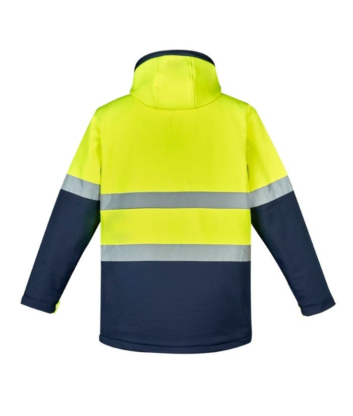 Unisex Hi Vis Antartic Softshell Taped Jacket - Uniforms and Workwear NZ - Ticketwearconz