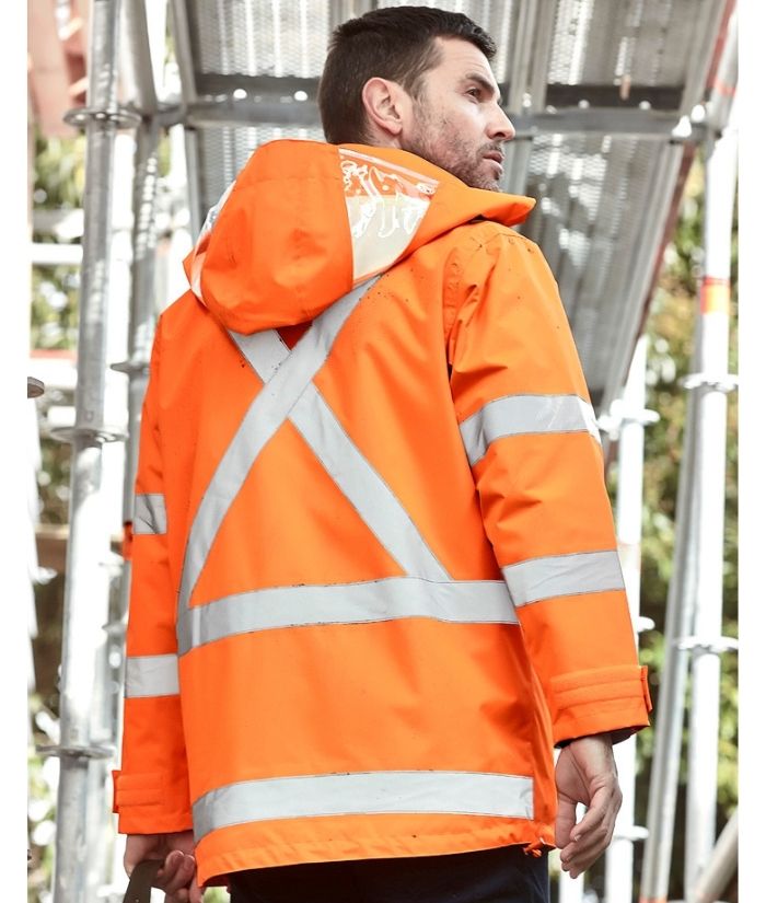 Syzmik-hi-vis-X-back_taped-waterproof-jacket-orange