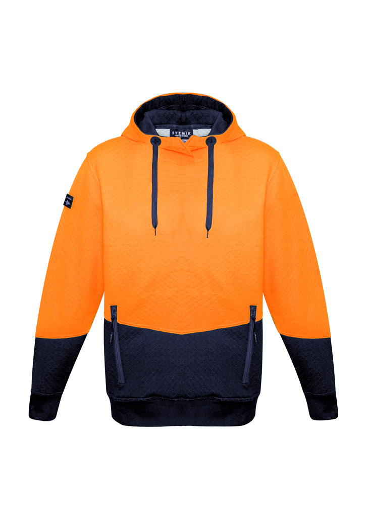 Unisex Hi Vis Textured Jacquard Hoodie