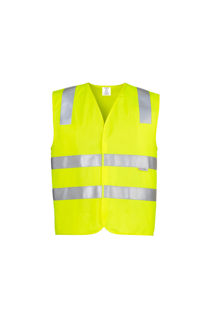 workwear-vests-zv998-Unisex Hi Vis Full Zip Vest