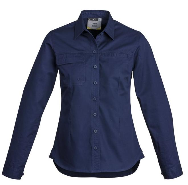 Womens Lightweight Tradie Shirt - Long Sleeve