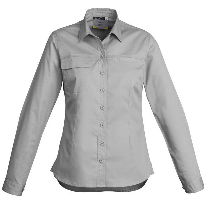 Womens Lightweight Tradie Shirt - Long Sleeve