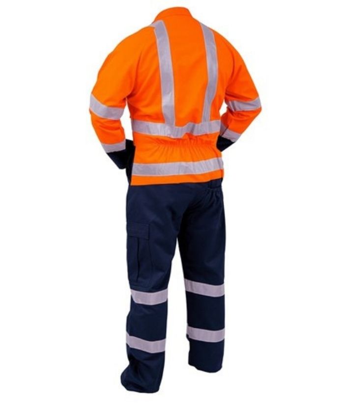 Workzone 100% Cotton, Day/Night, Zipped Overalls