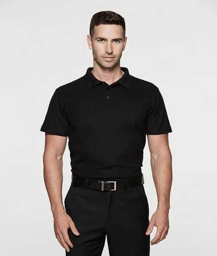 aussie-pacific-mens-hunter-polo-1312-black-work-uniform-sports