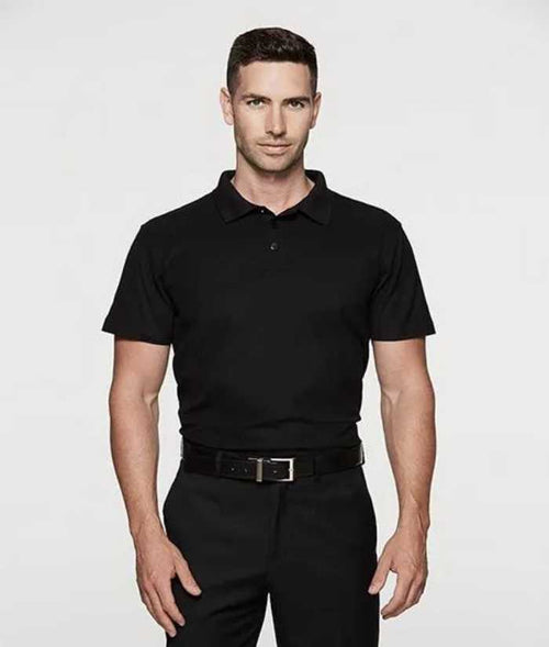 aussie-pacific-mens-hunter-polo-1312-black-work-uniform-sports