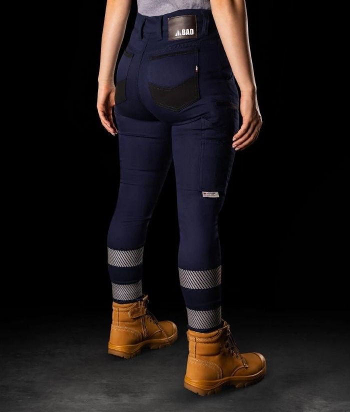 Bad Womens Flex Hypermove Work Jeggings with 3M Tape - Uniforms and Workwear NZ - Ticketwearconz