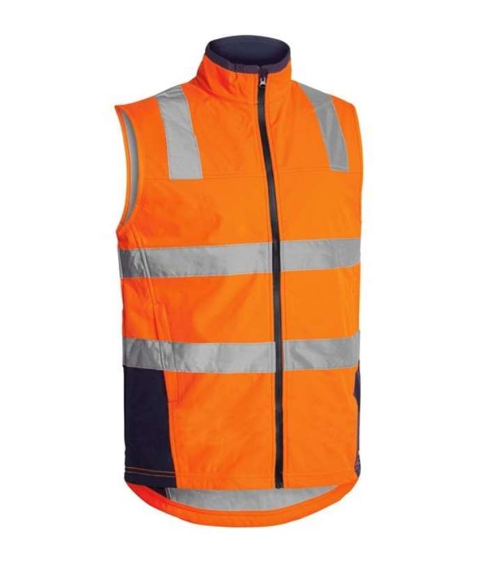 bisley-hi-vis-taped-soft-shell-vest-day-night-orange-navy-BV0348T