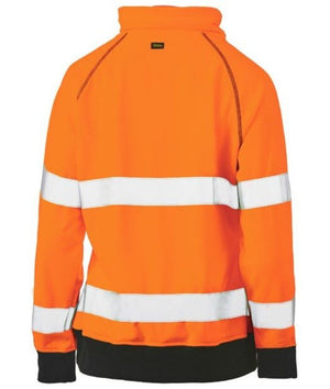 Womens Taped Hi Vis Fleece Jumper - Uniforms and Workwear NZ - Ticketwearconz