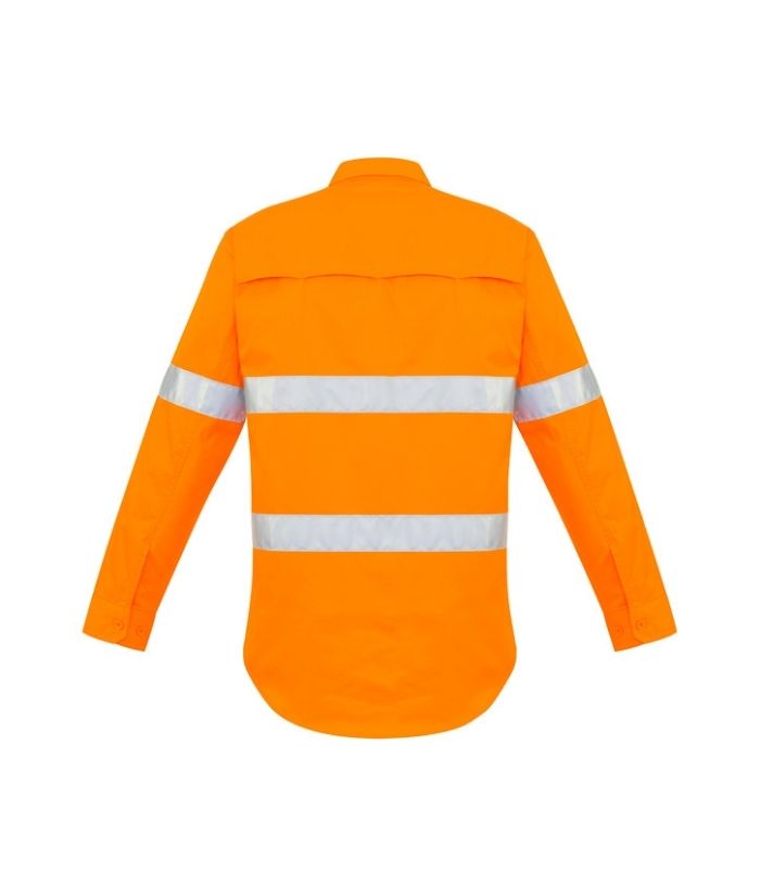 Mens Hi Vis Hoop Taped Shirt - Uniforms and Workwear NZ - Ticketwearconz